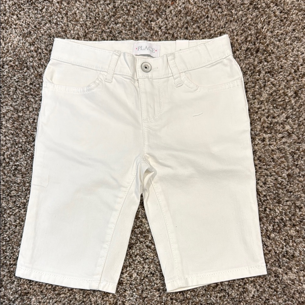The Children's Place White Kids Shorts